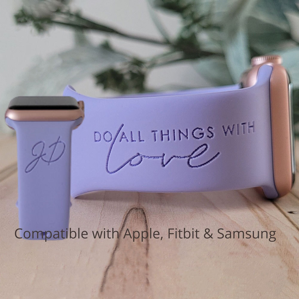 Do All Things In Love Christian Watch Band