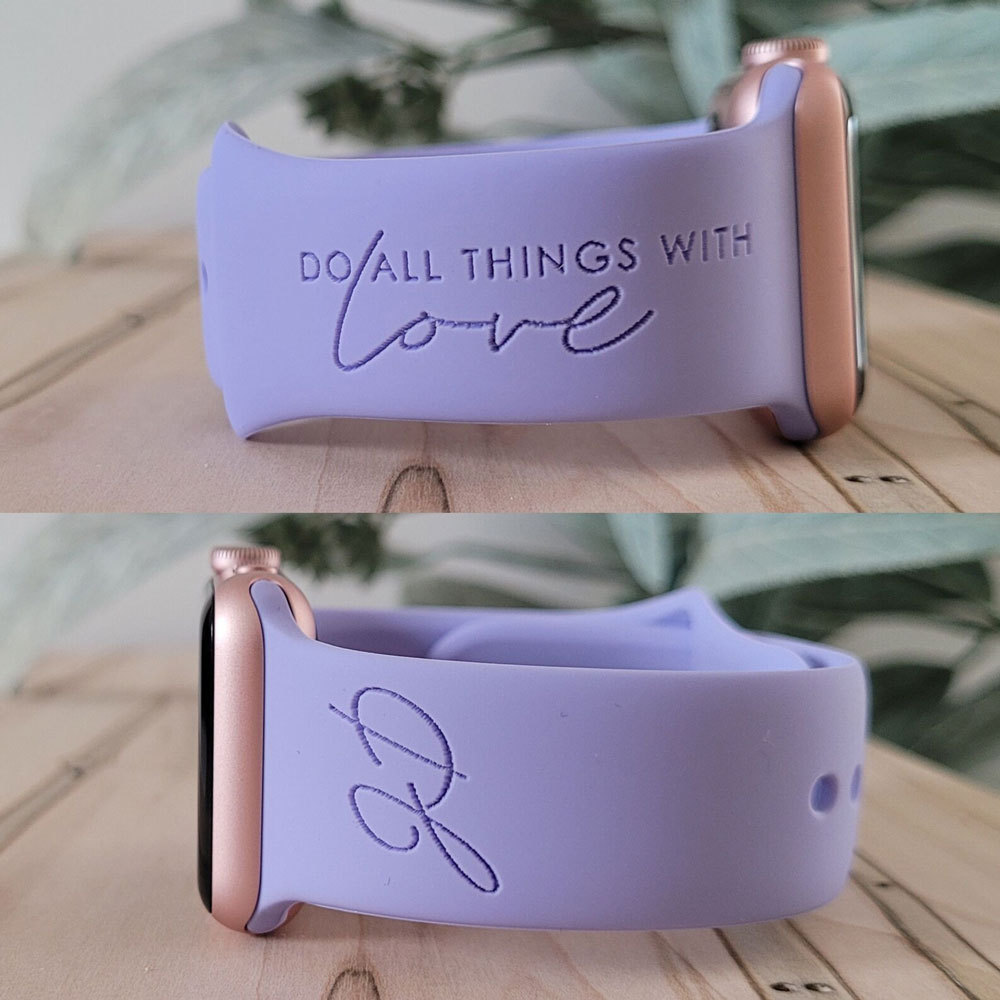 Do All Things In Love Christian Watch Band