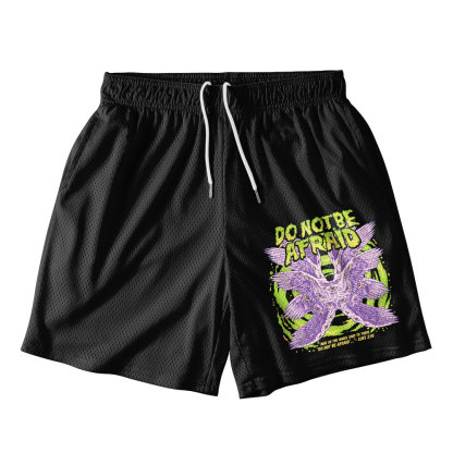 Do Not Be Afraid Black Christian Mesh Shorts