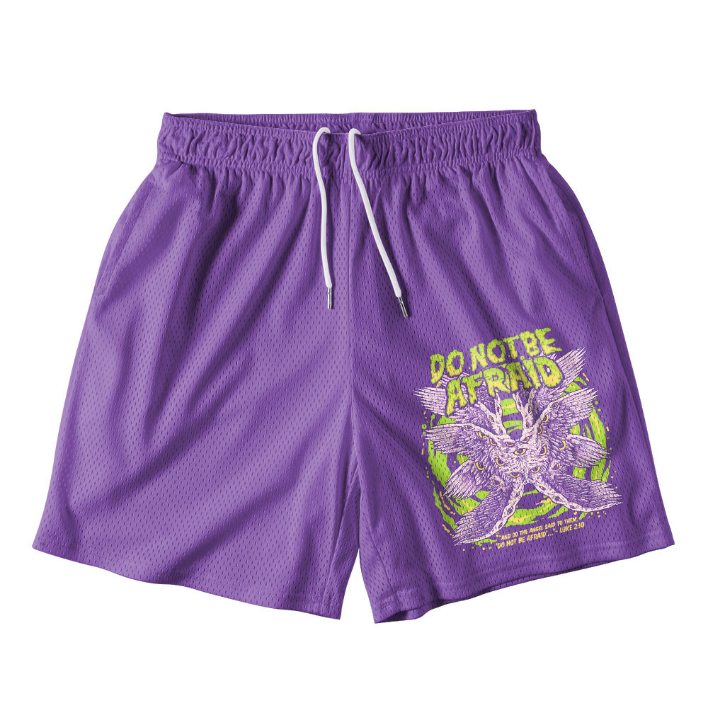 Do Not Be Afraid Christian Mesh Shorts