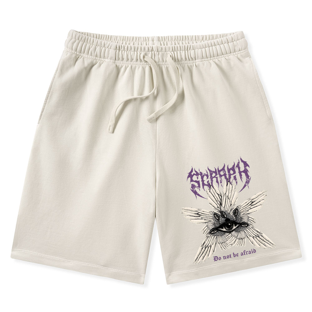 Do Not Be Afraid Christian Washed Shorts