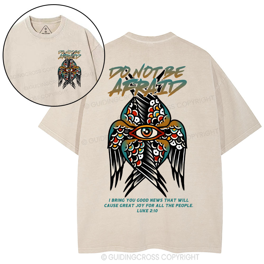 Do Not Be Afraid Christian Washed T-Shirt
