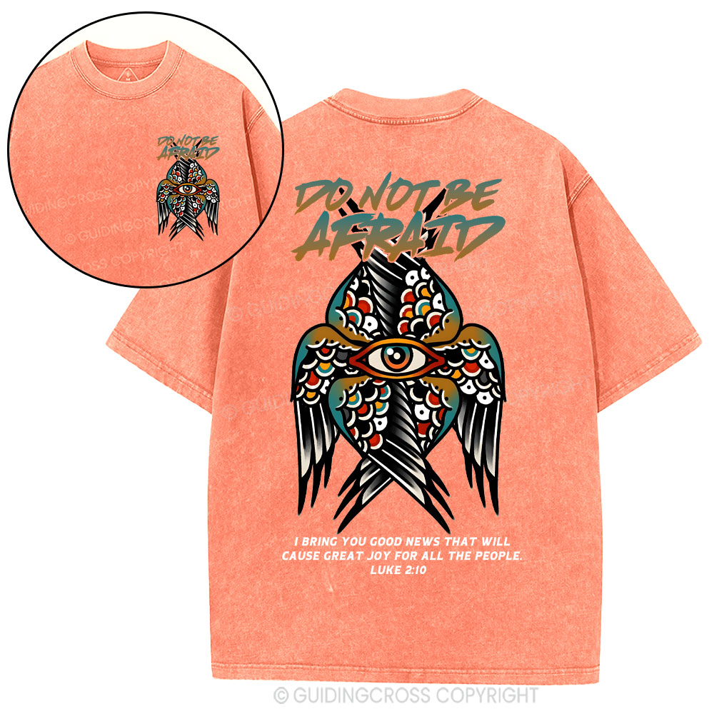 Do Not Be Afraid Christian Washed T-Shirt