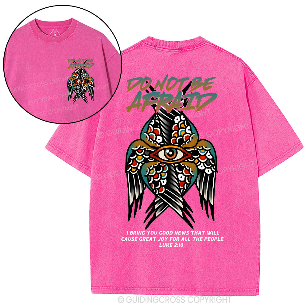 Do Not Be Afraid Christian Washed T-Shirt