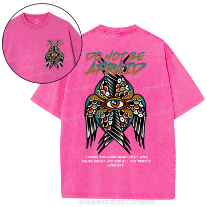 Do Not Be Afraid Christian Washed T-Shirt