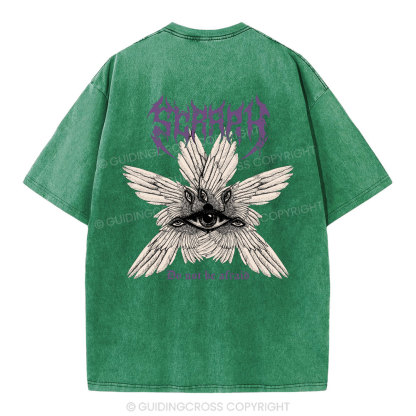 Do Not Be Afraid Christian Washed T-Shirt