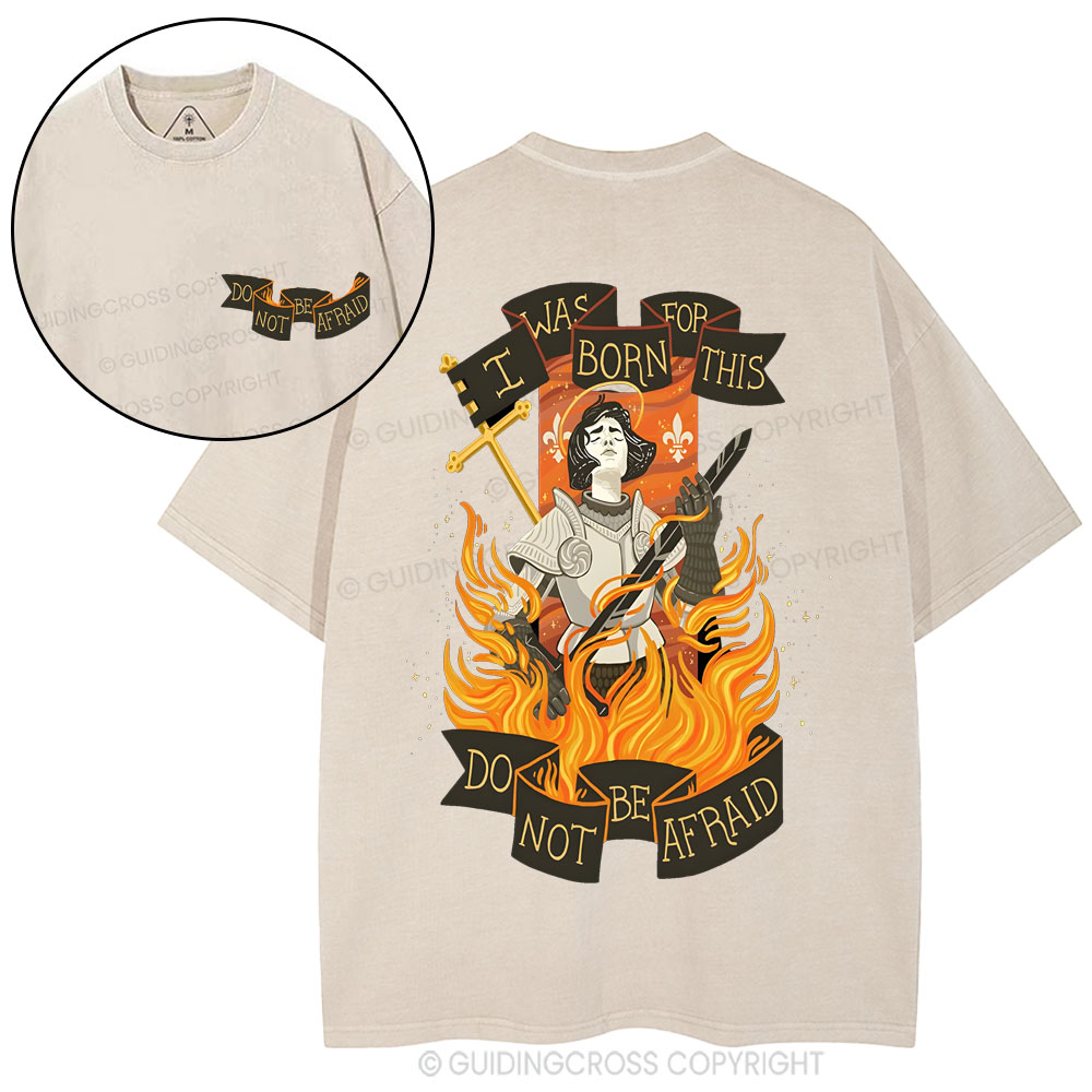 Do Not Be Afraid Christian Washed T-Shirt