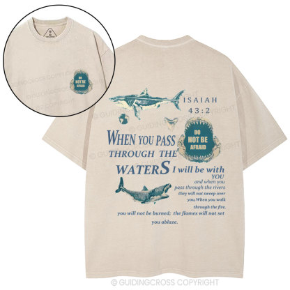 Do Not Be Afraid Christian Washed T-Shirt