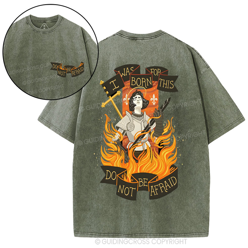 Do Not Be Afraid Christian Washed T-Shirt