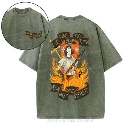 Do Not Be Afraid Christian Washed T-Shirt