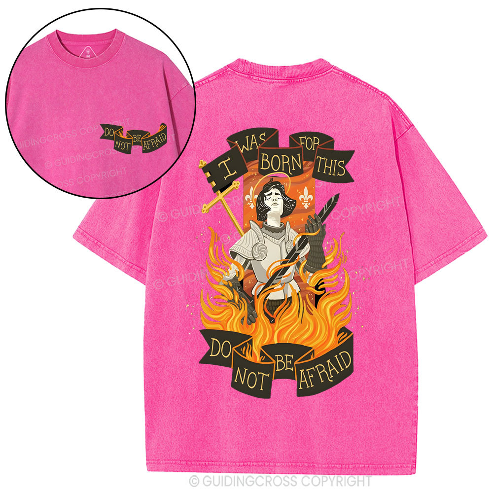 Do Not Be Afraid Christian Washed T-Shirt