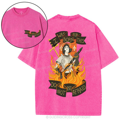 Do Not Be Afraid Christian Washed T-Shirt