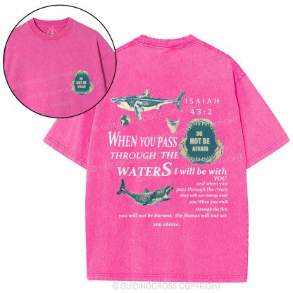 Do Not Be Afraid Christian Washed T-Shirt