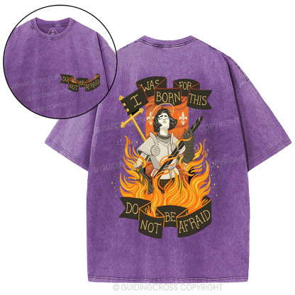 Do Not Be Afraid Christian Washed T-Shirt