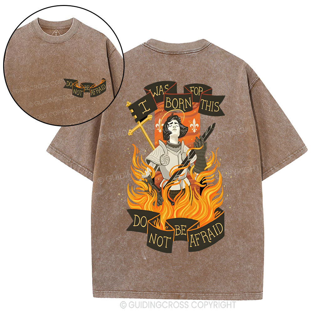 Do Not Be Afraid Christian Washed T-Shirt