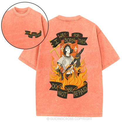 Do Not Be Afraid Christian Washed T-Shirt