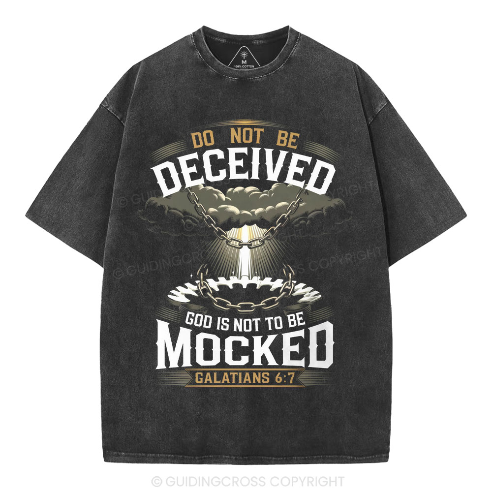 Do Not Be Deceived Christian Washed T-Shirt