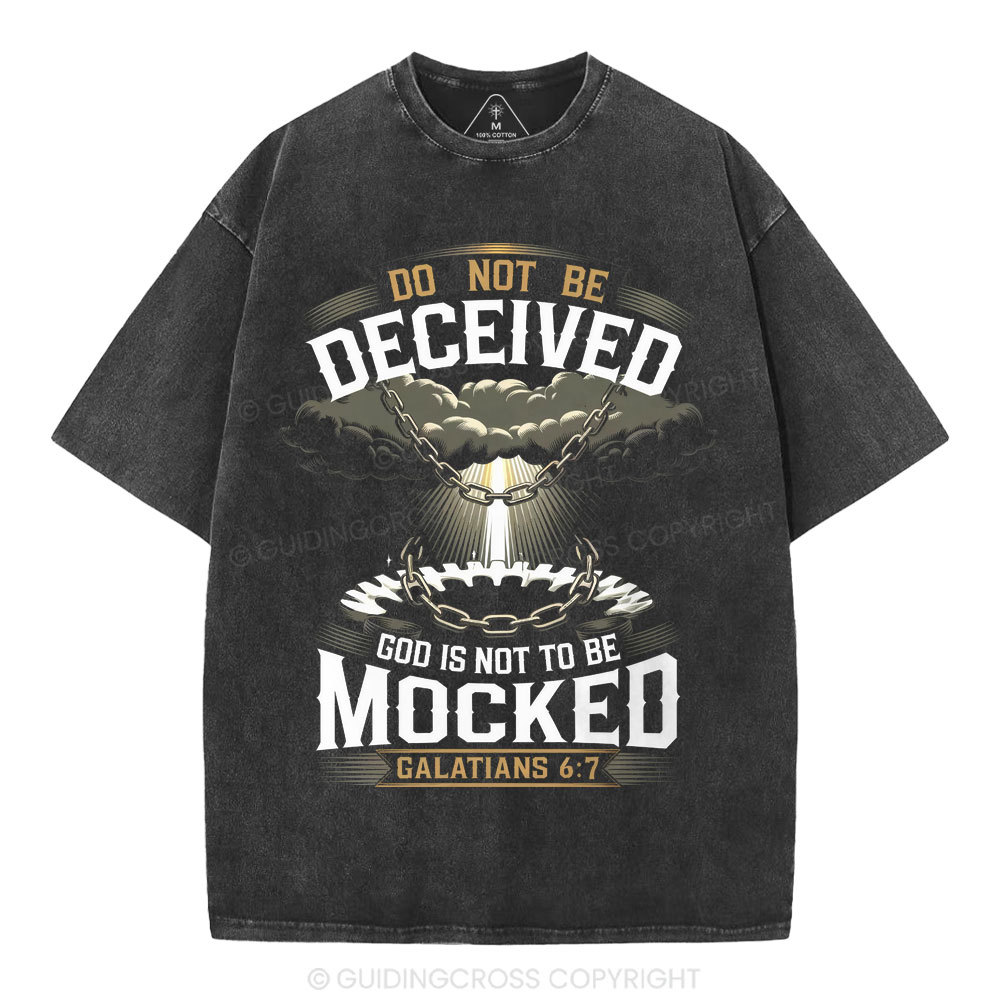 Do Not Be Deceived Christian Washed T-Shirt