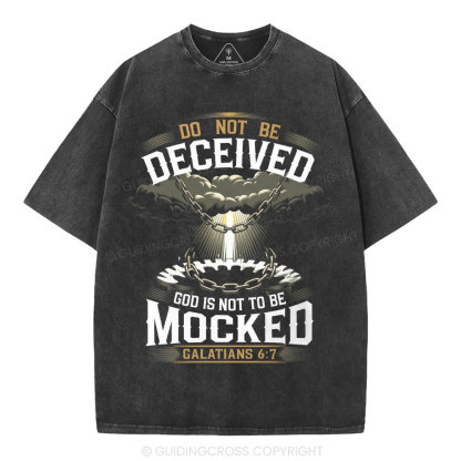 Do Not Be Deceived Christian Washed T-Shirt