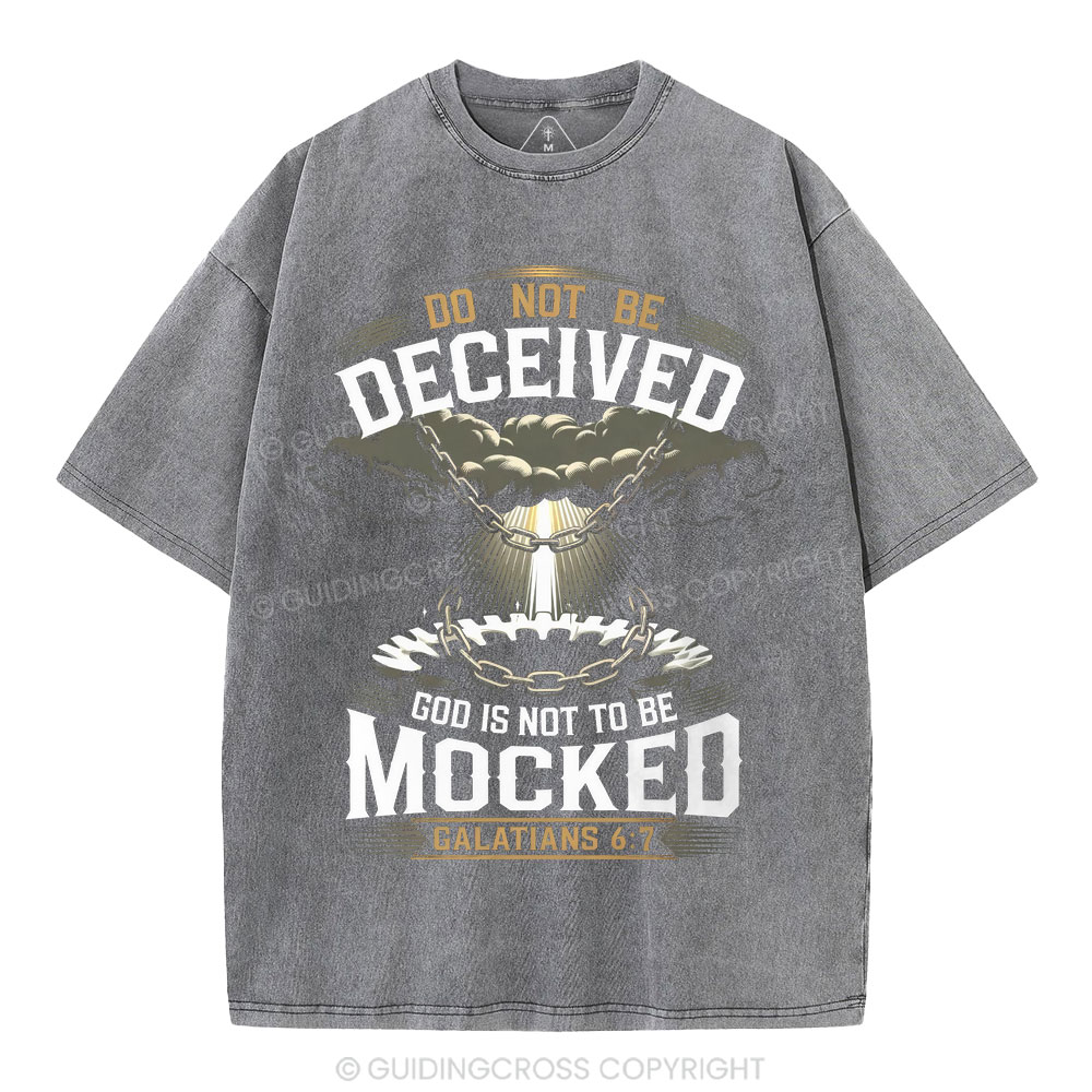 Do Not Be Deceived Christian Washed T-Shirt