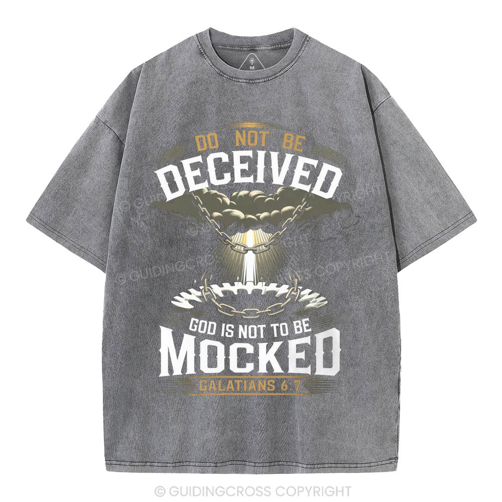 Do Not Be Deceived Christian Washed T-Shirt