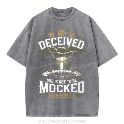 Do Not Be Deceived Christian Washed T-Shirt