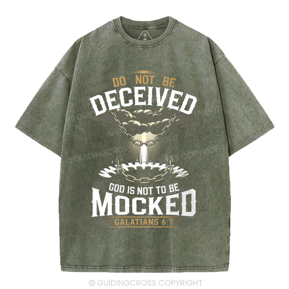 Do Not Be Deceived Christian Washed T-Shirt