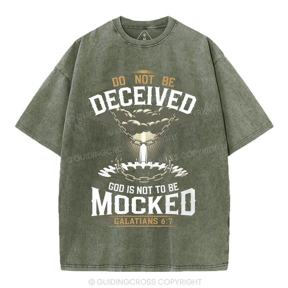 Do Not Be Deceived Christian Washed T-Shirt