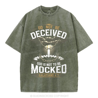 Do Not Be Deceived Christian Washed T-Shirt