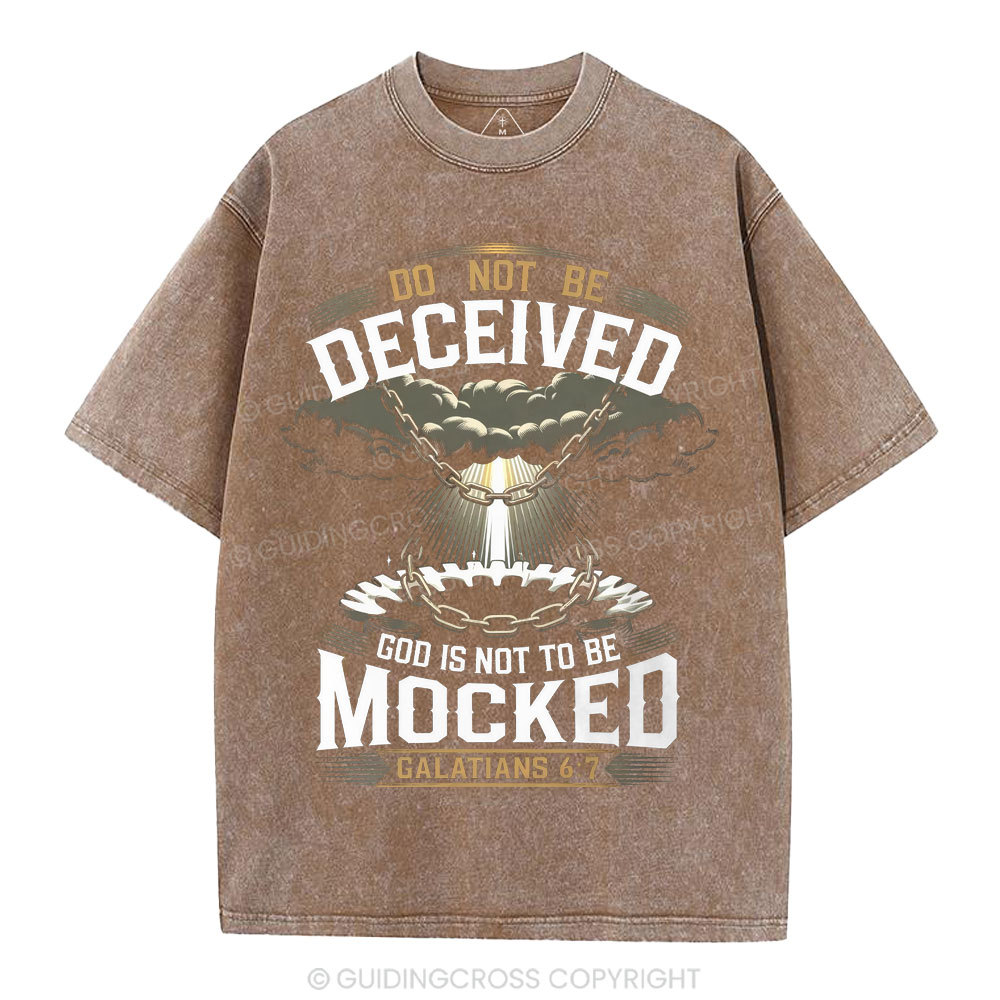 Do Not Be Deceived Christian Washed T-Shirt