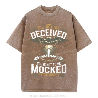 Do Not Be Deceived Christian Washed T-Shirt