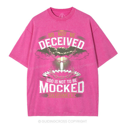 Do Not Be Deceived Christian Washed T-Shirt
