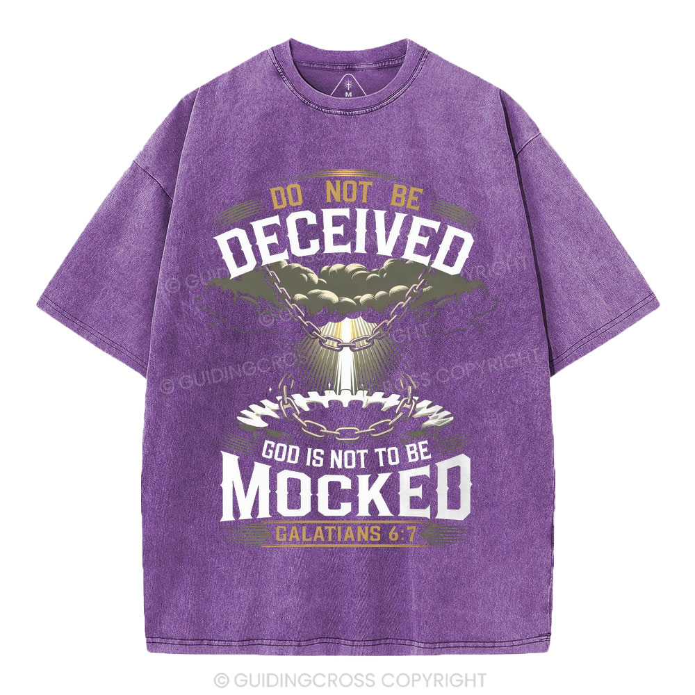 Do Not Be Deceived Christian Washed T-Shirt