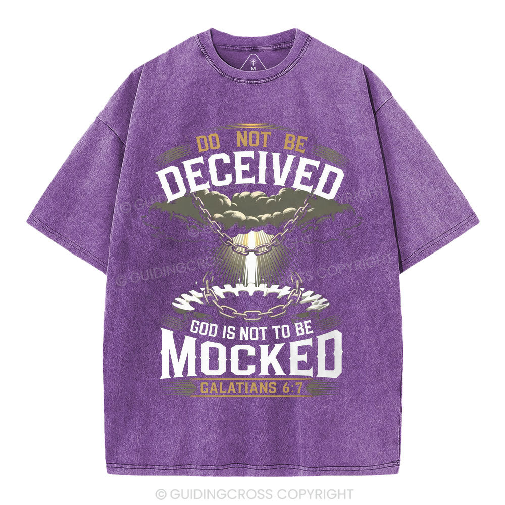 Do Not Be Deceived Christian Washed T-Shirt