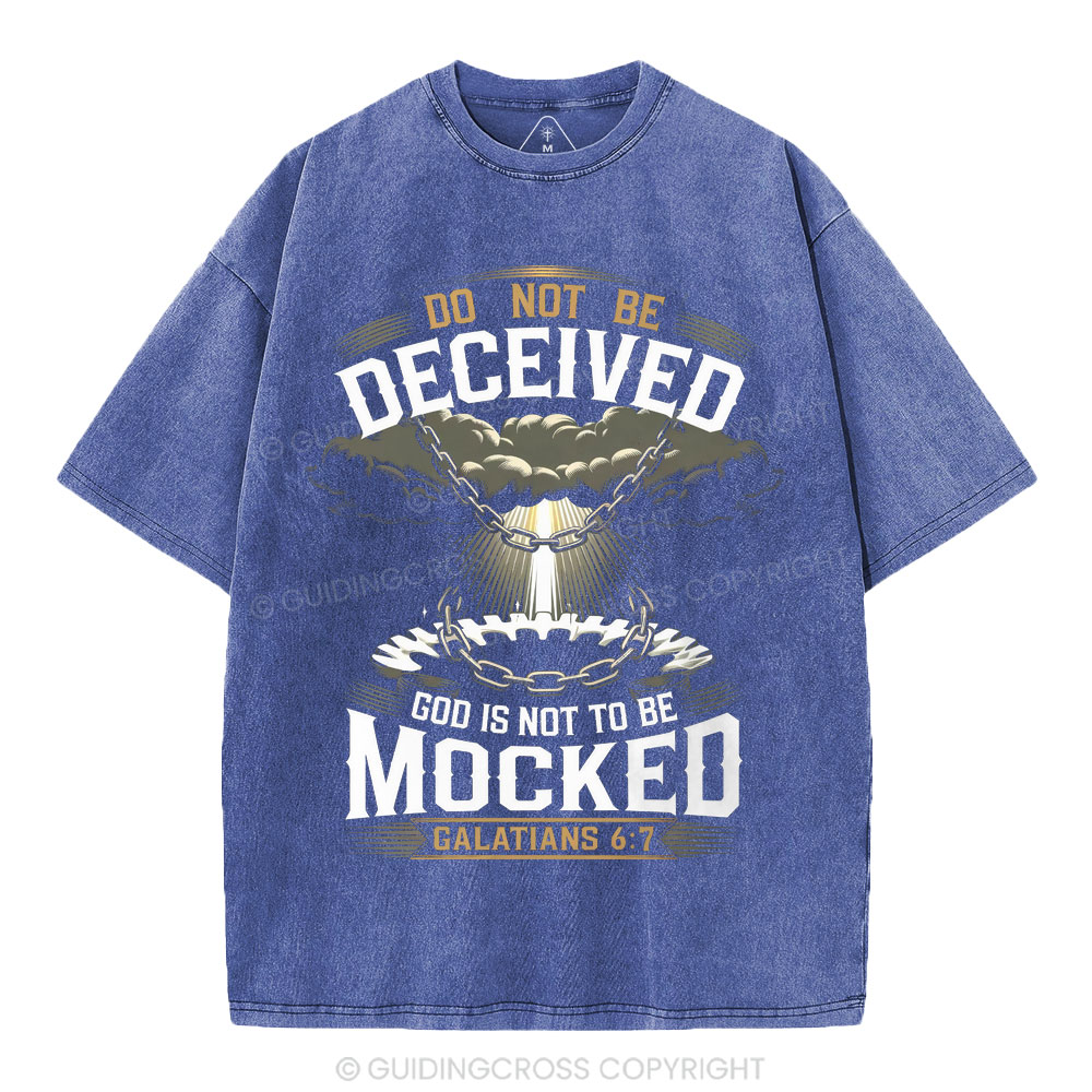 Do Not Be Deceived Christian Washed T-Shirt