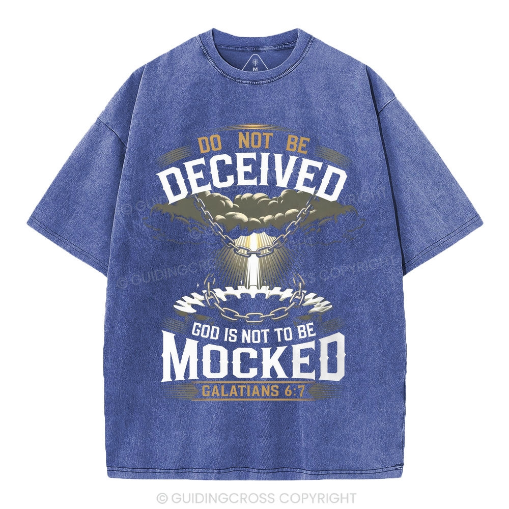 Do Not Be Deceived Christian Washed T-Shirt