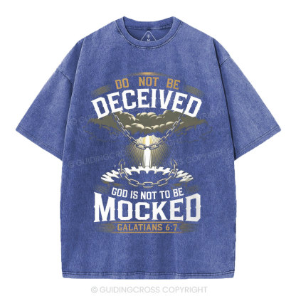 Do Not Be Deceived Christian Washed T-Shirt