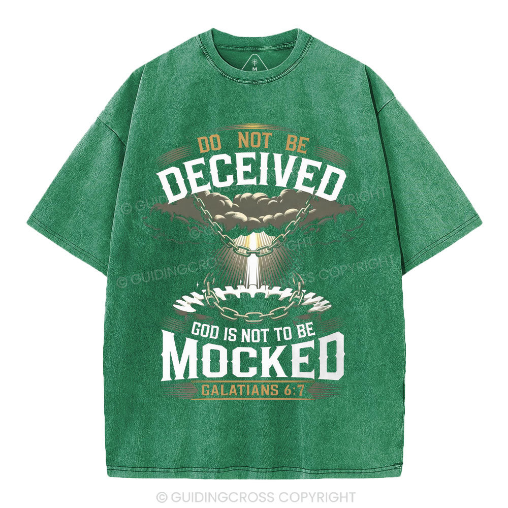 Do Not Be Deceived Christian Washed T-Shirt