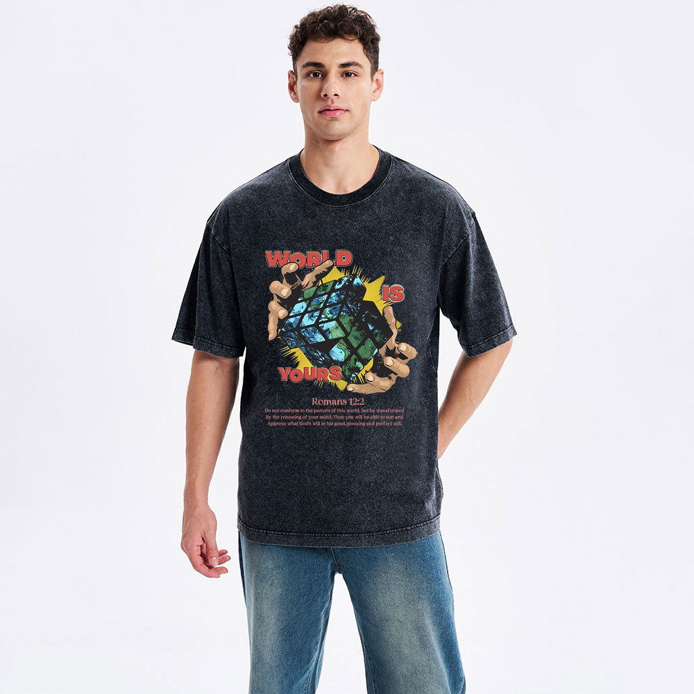 Do Not Conform To The Pattern Of This World Christian Washed T-Shirt