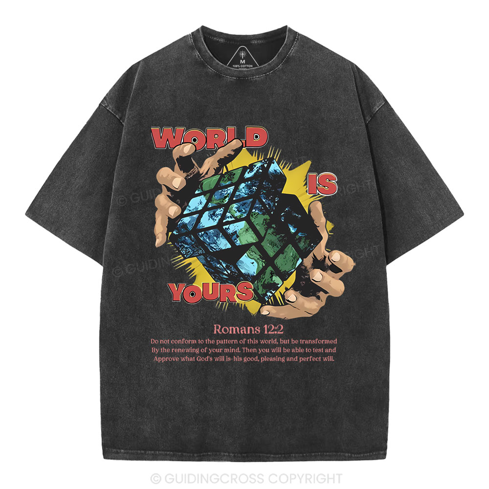 Do Not Conform To The Pattern Of This World Christian Washed T-Shirt