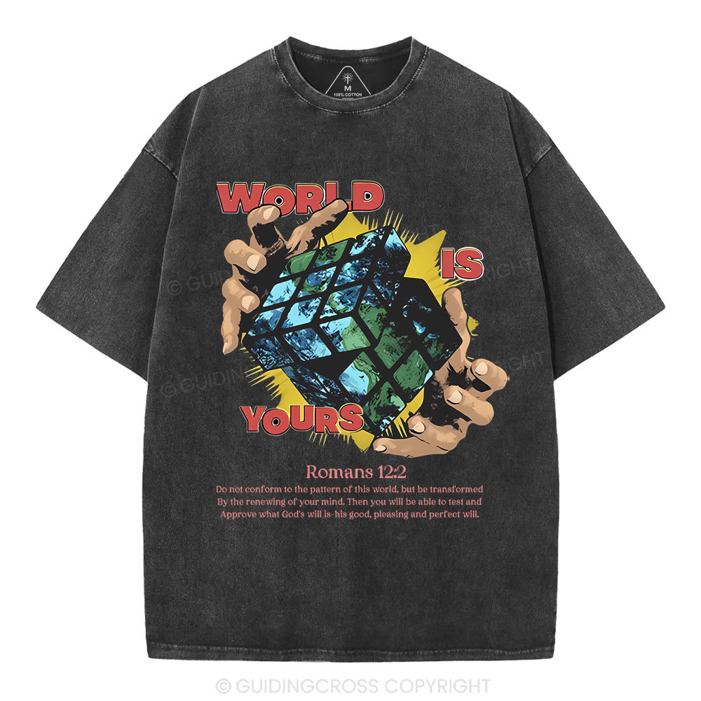 Do Not Conform To The Pattern Of This World Christian Washed T-Shirt