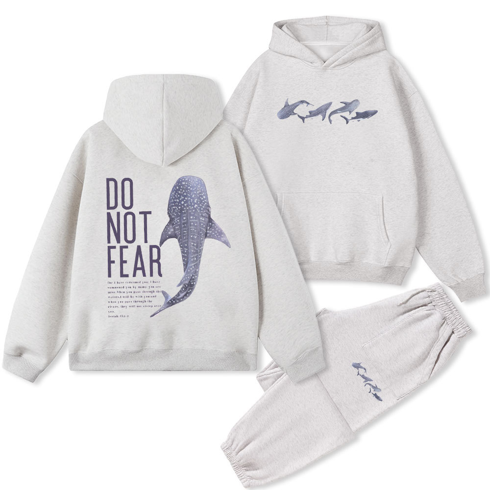 Do Not Fear Christian Fleece Hoodie Set