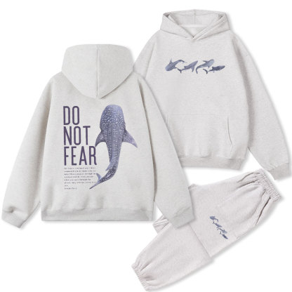Do Not Fear Christian Fleece Hoodie Set