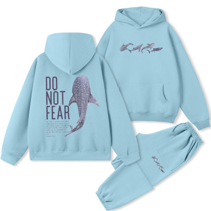 Do Not Fear Christian Fleece Hoodie Set