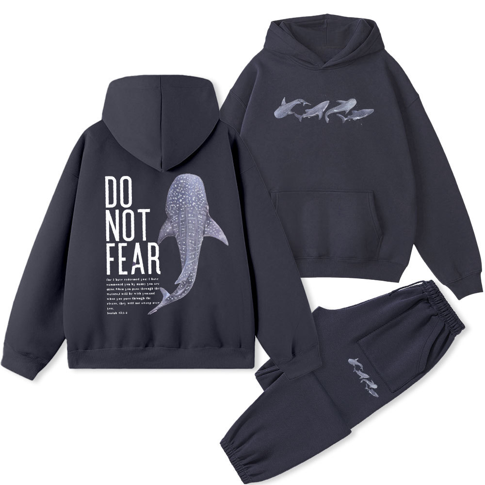 Do Not Fear Christian Fleece Hoodie Set