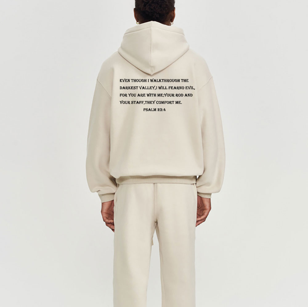 Do Not Fear Christian Fleece Hoodie Set