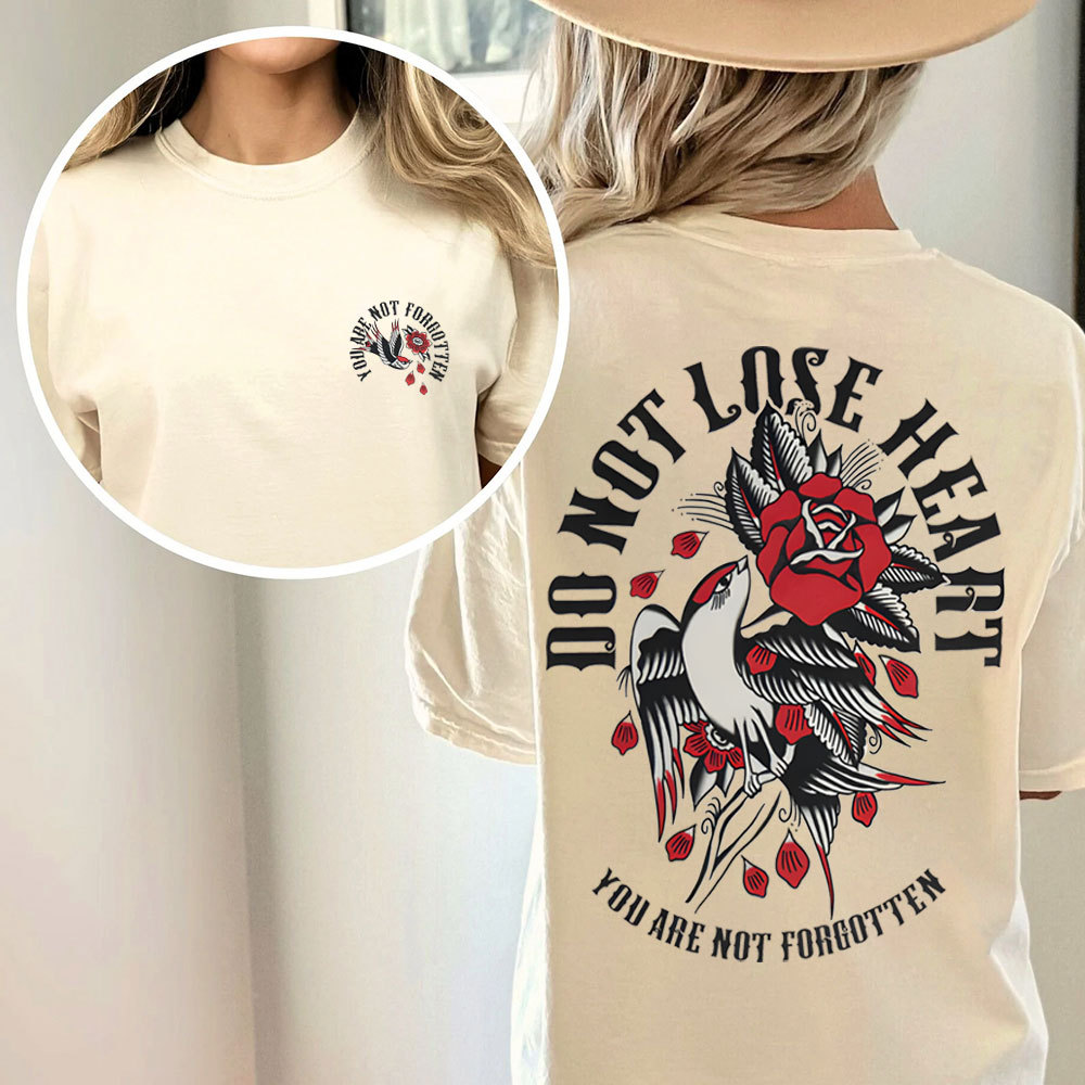 Do Not Lose Heart CHristian Washed T-Shirt