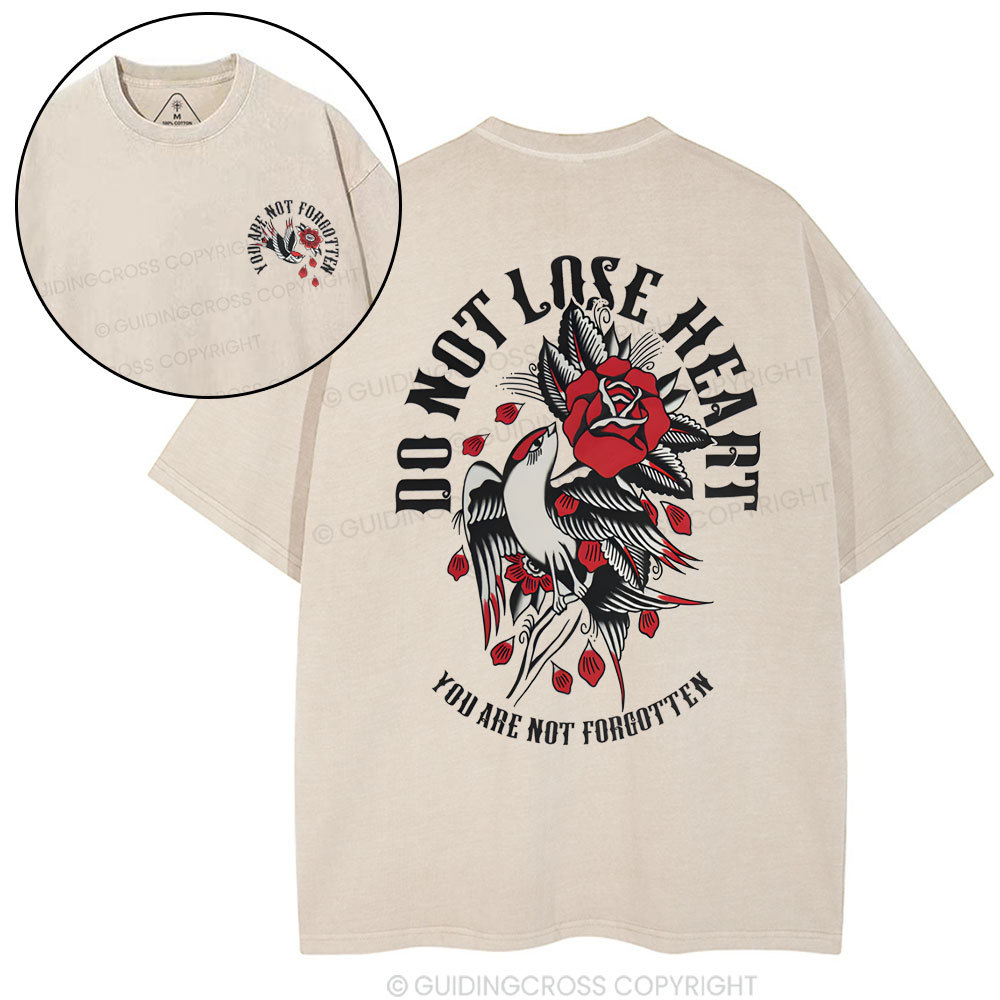 Double-sided sample washed T-Shirt Sale - GuidingCross