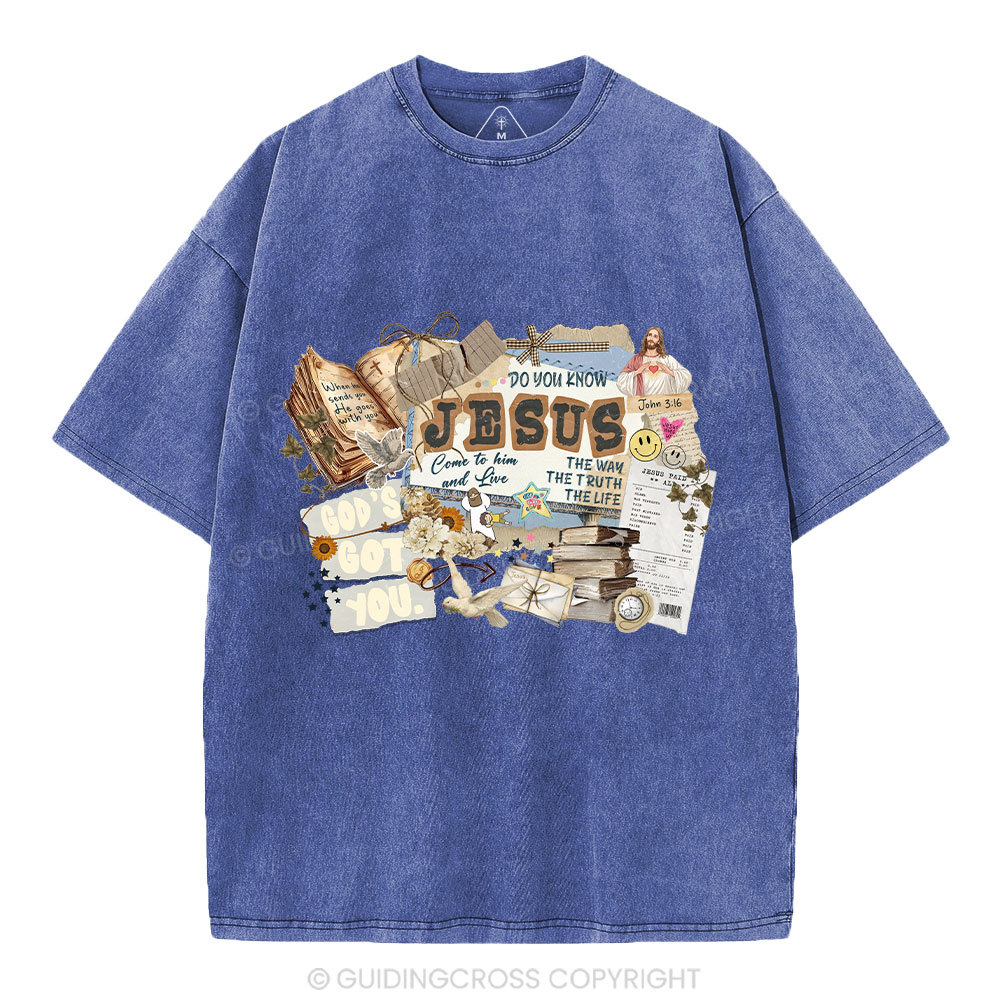 New-Sample Christian Washed T-Shirt Sale - GuidingCross