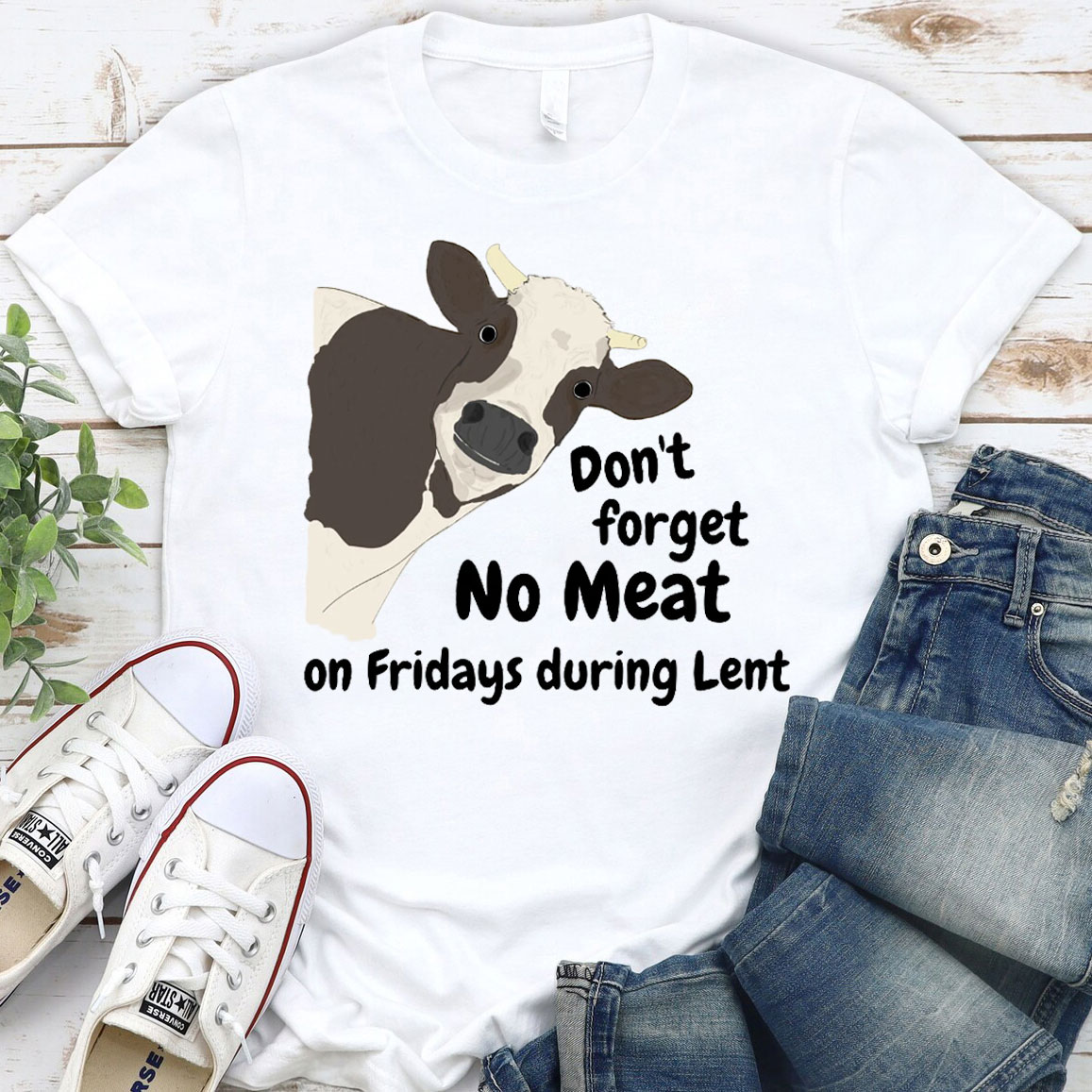 Do Not Forget No Meat On Friday During Lent Christian T-Shirt